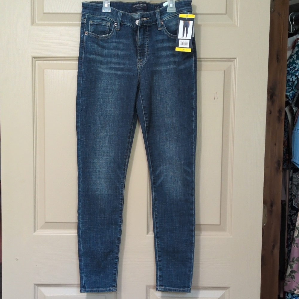 Lucky Brand Blue Skinny Jeans with Modern Stretch